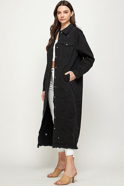 Long Denim Jacket