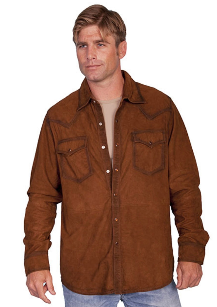 Men’s Suede Shirt