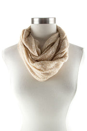 TWO TONED INFINITY SCARF