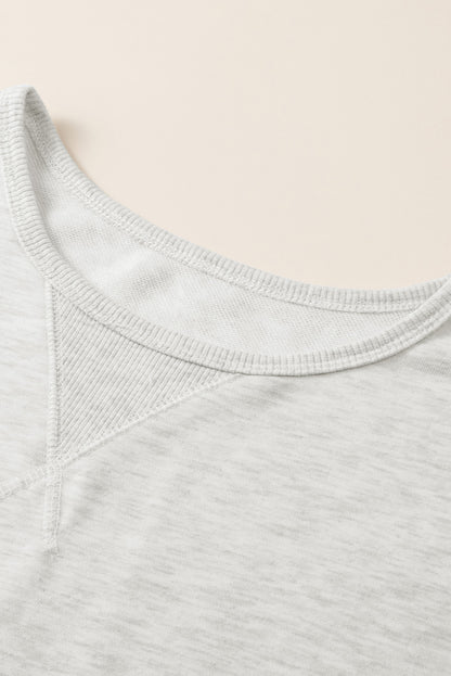 Ruffle Hem Sweatshirt Dress