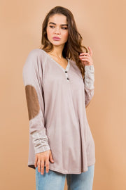 Elbow Patch Tunic